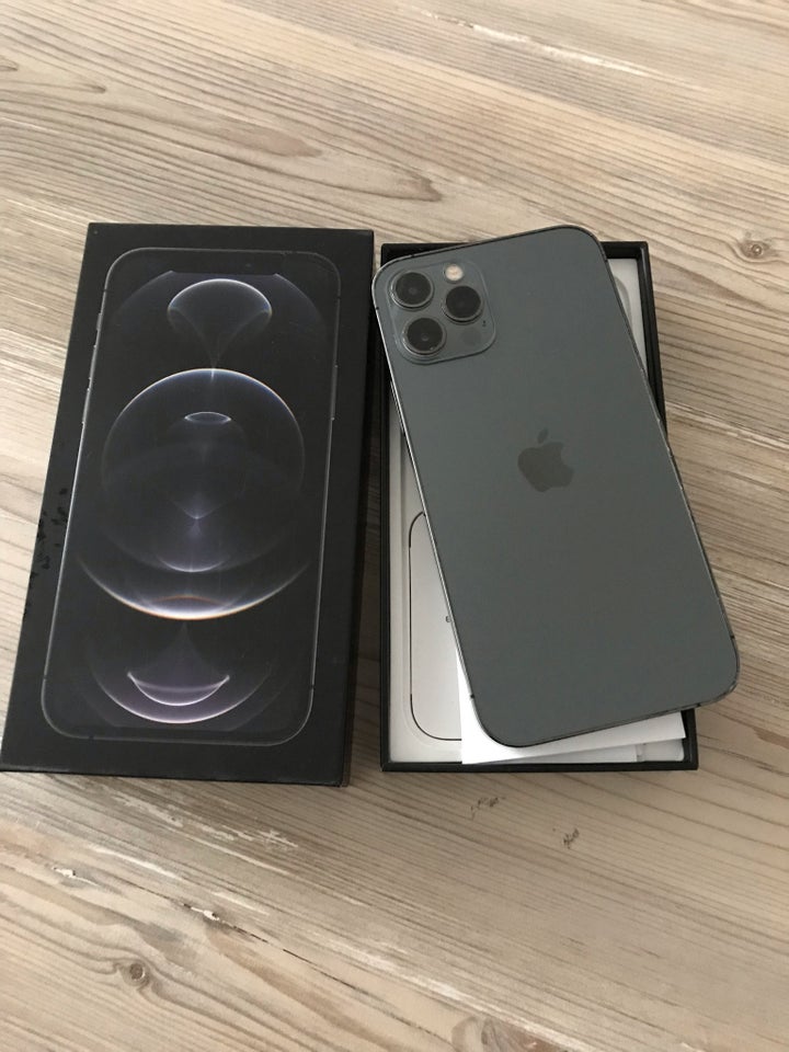 iPhone 12 Pro, 256 GB, sort