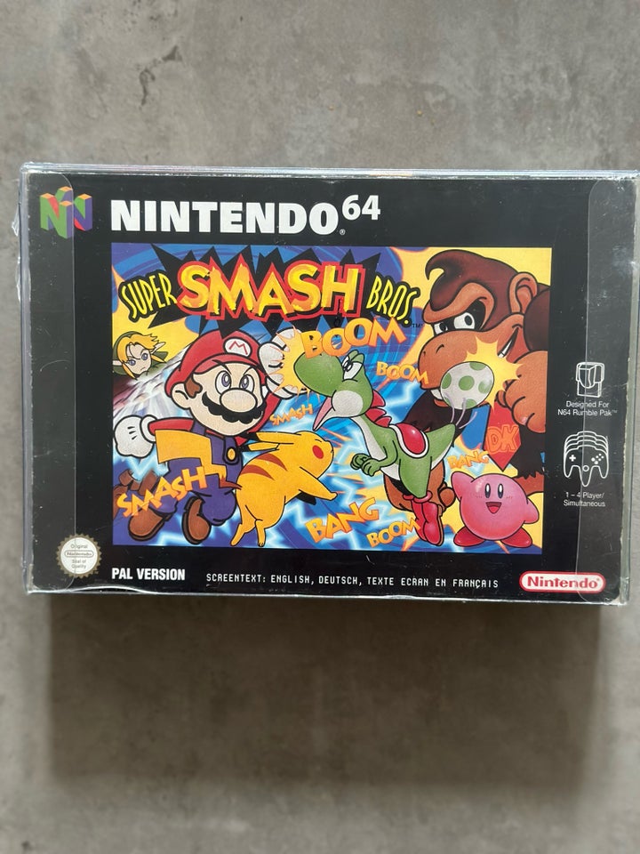 Super Smash Bros Komplet N64 PAL