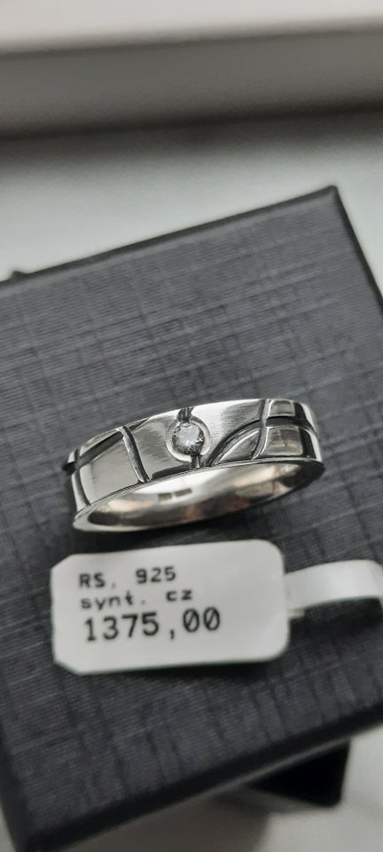 Ring, sølv, R.S for Randers Sølv