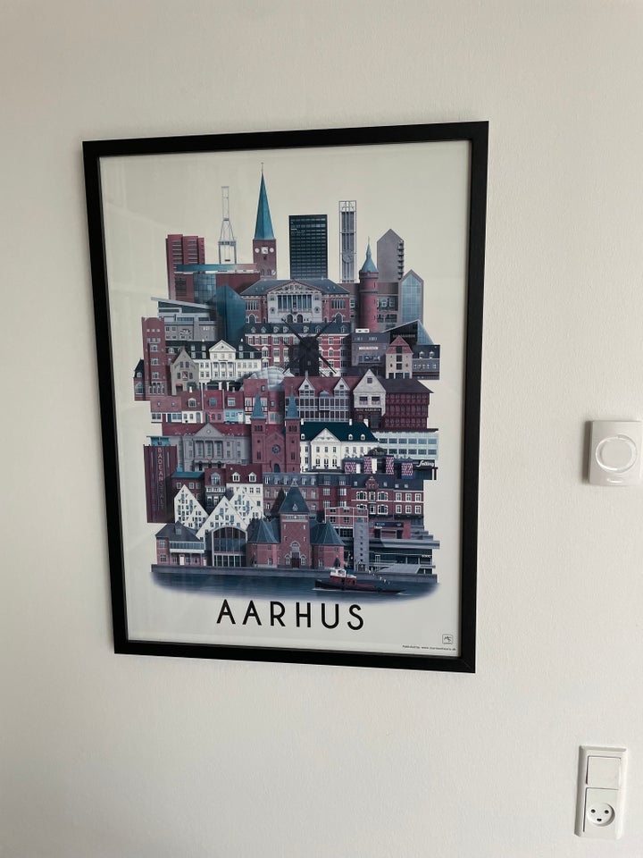 Plakat, Plakaten, motiv: Aarhus