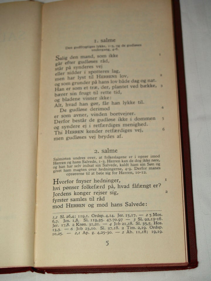 Salmernes Bog, 1931 oversættelse