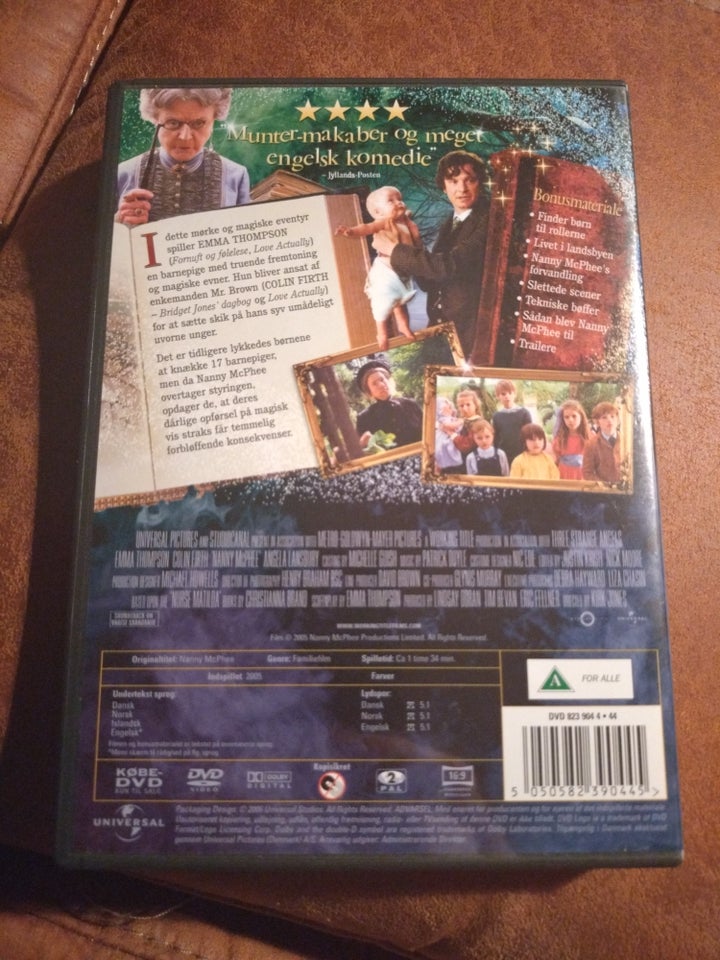 Nanny Mc Phee, DVD, familiefilm