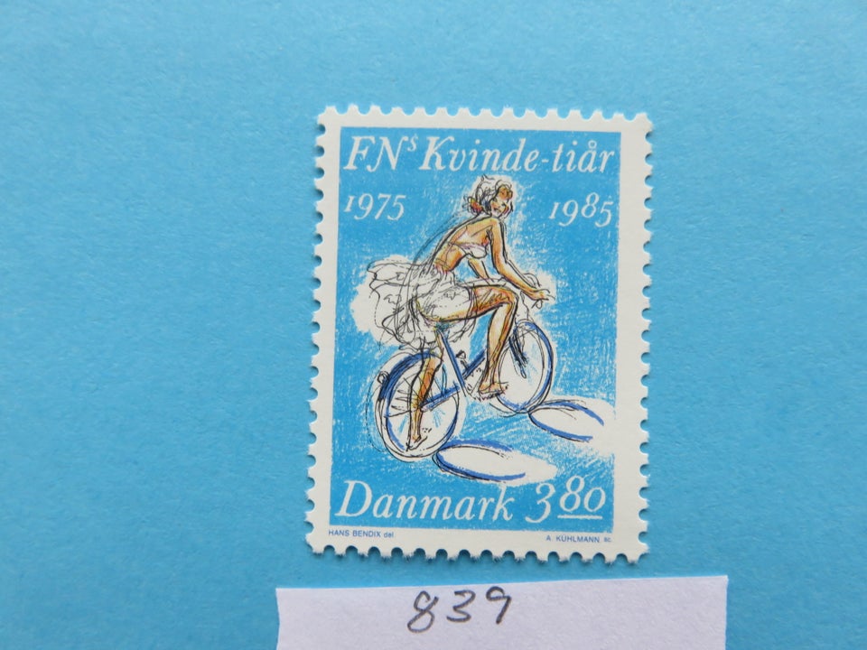 Danmark, postfrisk, AFA 839