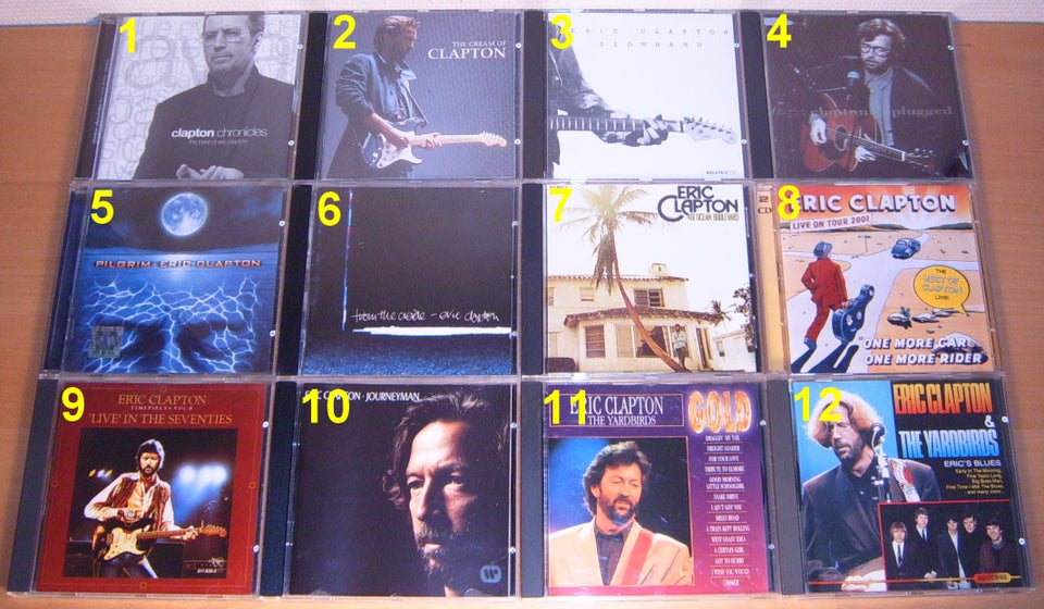 Eric Clapton: 12 Titler, rock