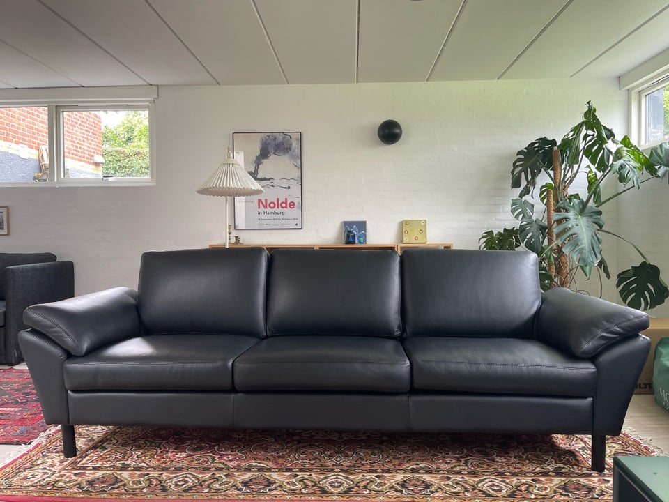 Sofa læder 3 pers