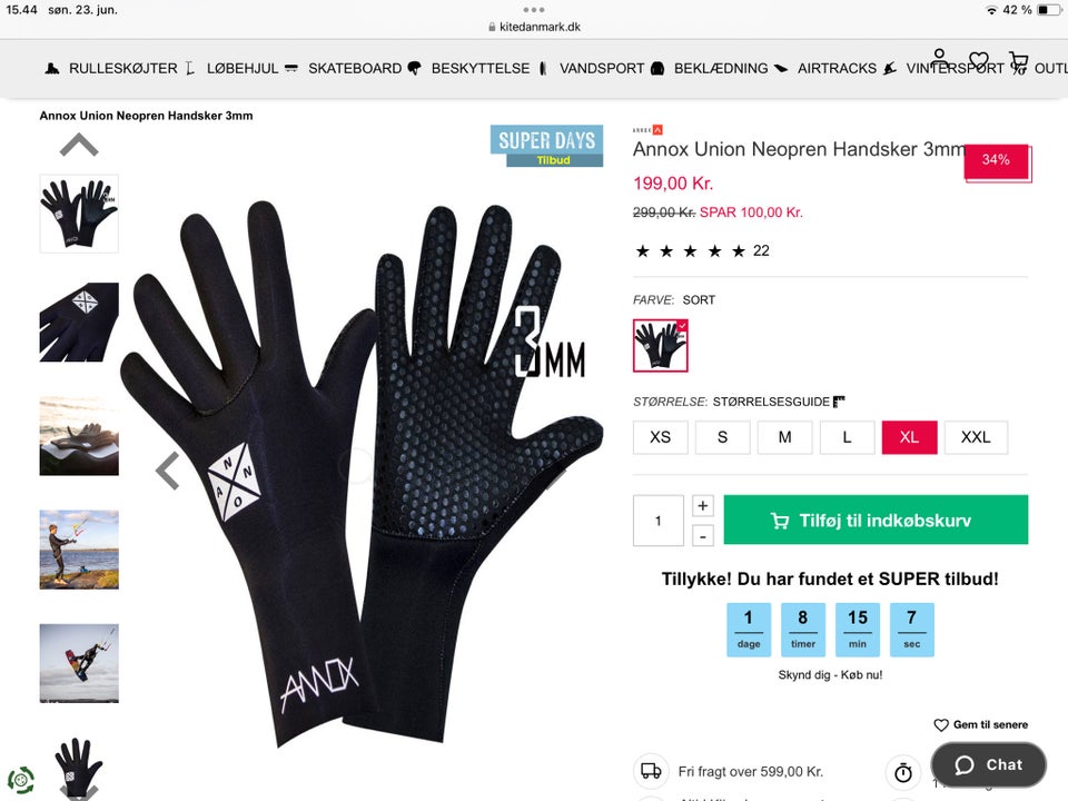 Neopren handsker Annox
