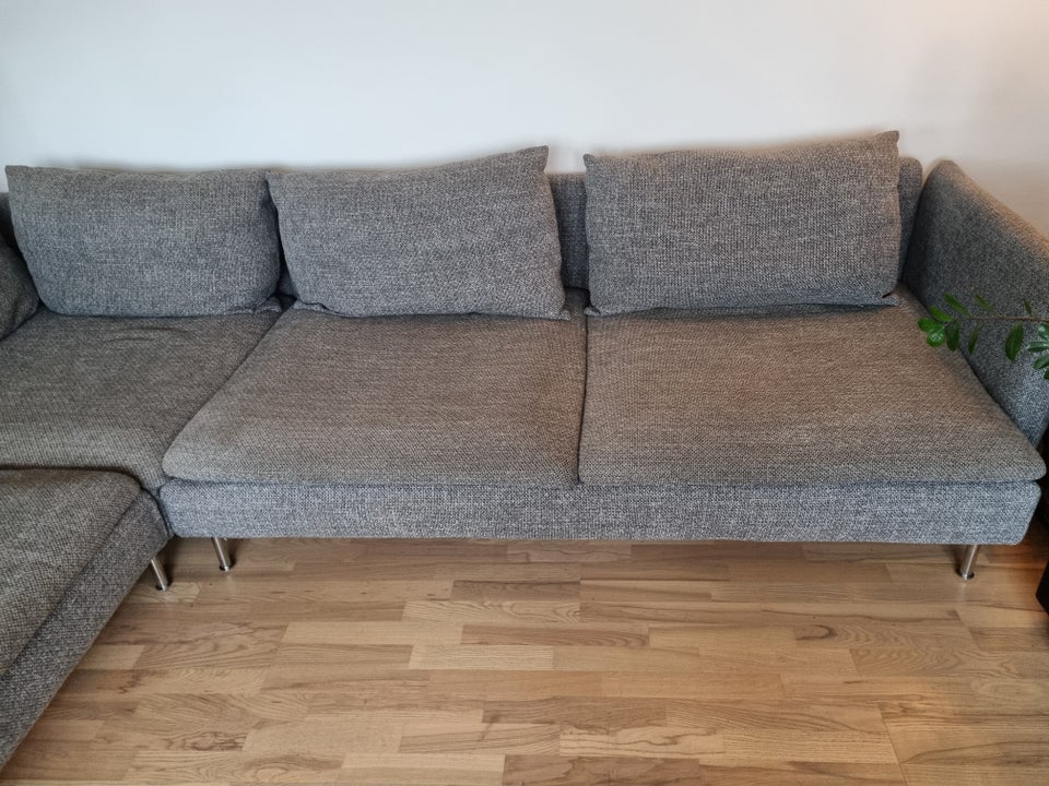 Hjørnesofa, stof, 6 pers.