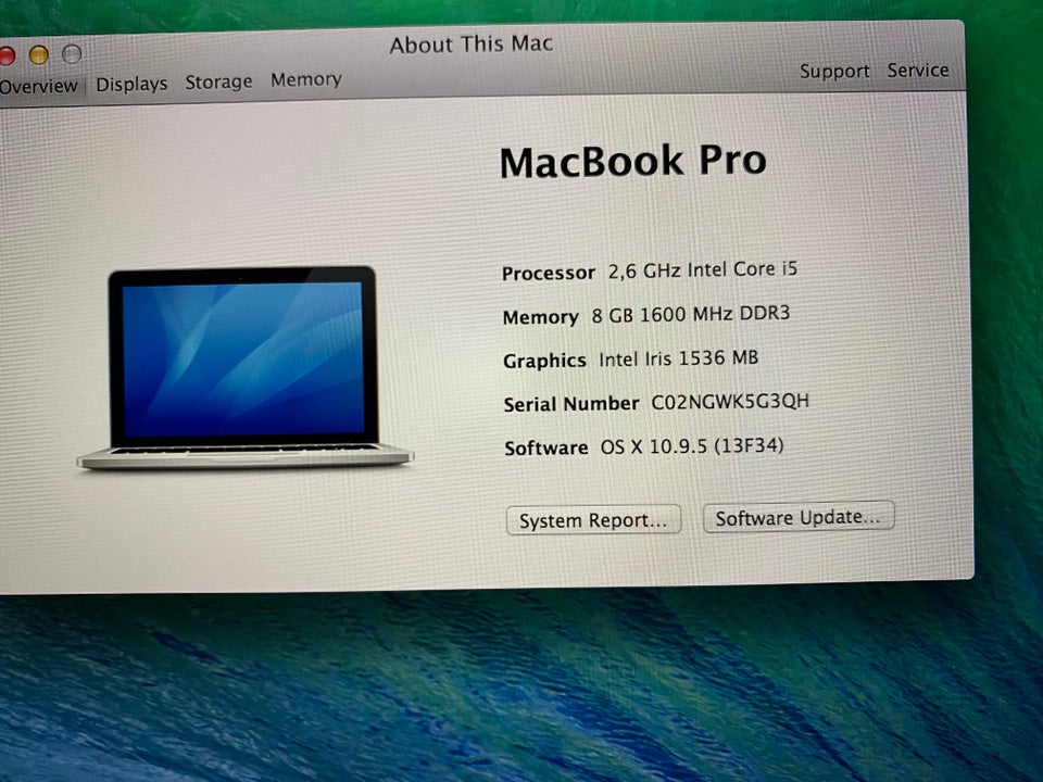 MacBook Pro A1502 26 GHz