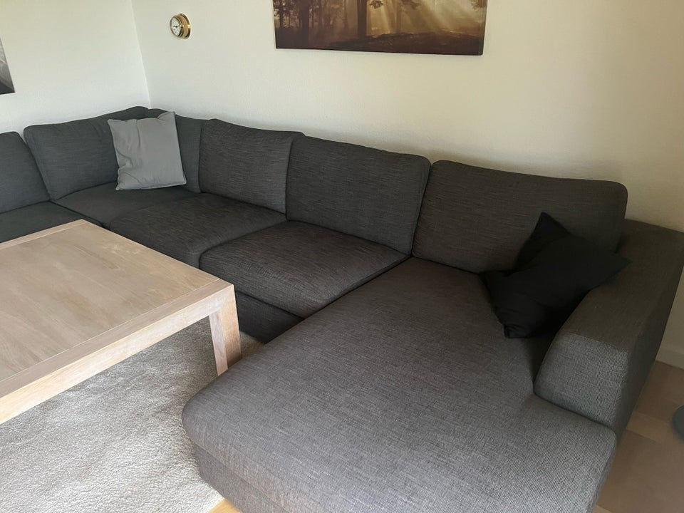 Hjørnesofa, jersey, 5 pers.