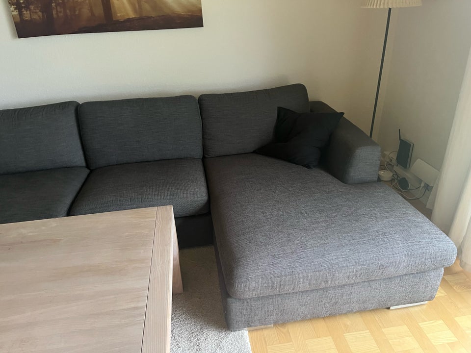 Hjørnesofa, jersey, 5 pers.