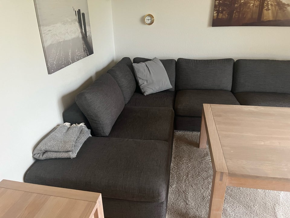 Hjørnesofa, jersey, 5 pers.