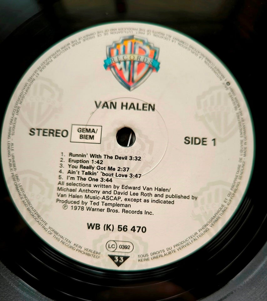 LP, Van Halen