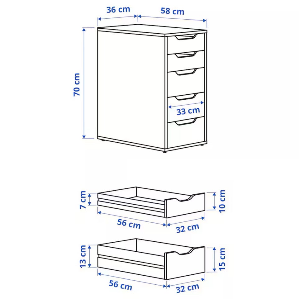 Skrive-/computerbord IKEA b: