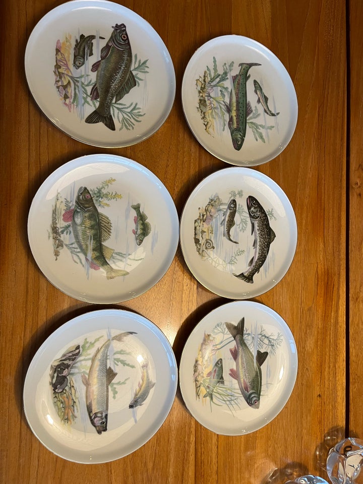 Porcelæn, Fiske tallerken ,