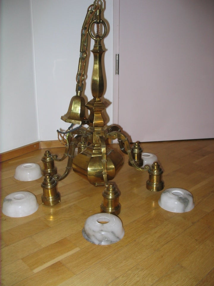 Lampe, Messing , 1920 år gl.