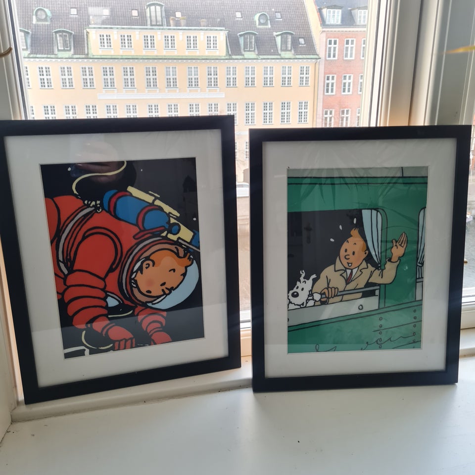 Tryk, Hergé, motiv: Tintin i Congo