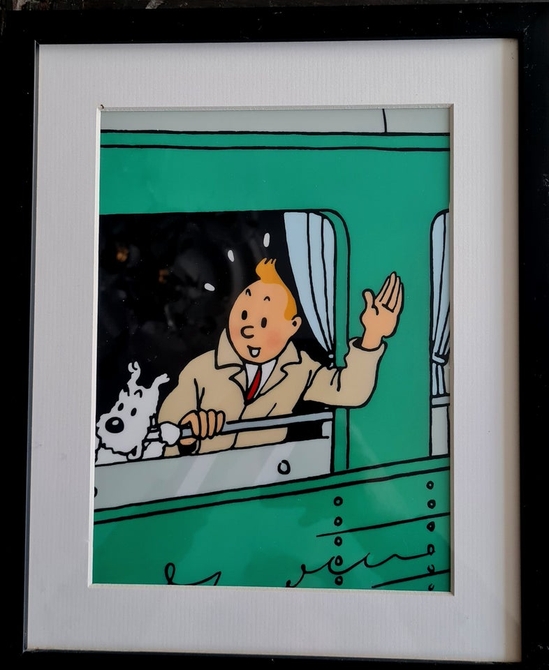 Tryk, Hergé, motiv: Tintin i Congo