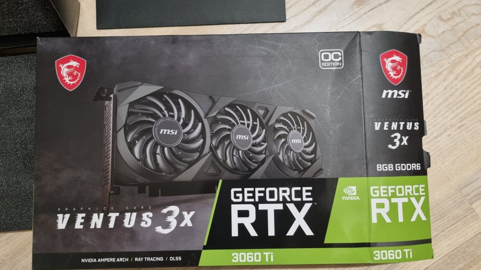 GeForce RTX 3060 TI MSI, 8 GB RAM,