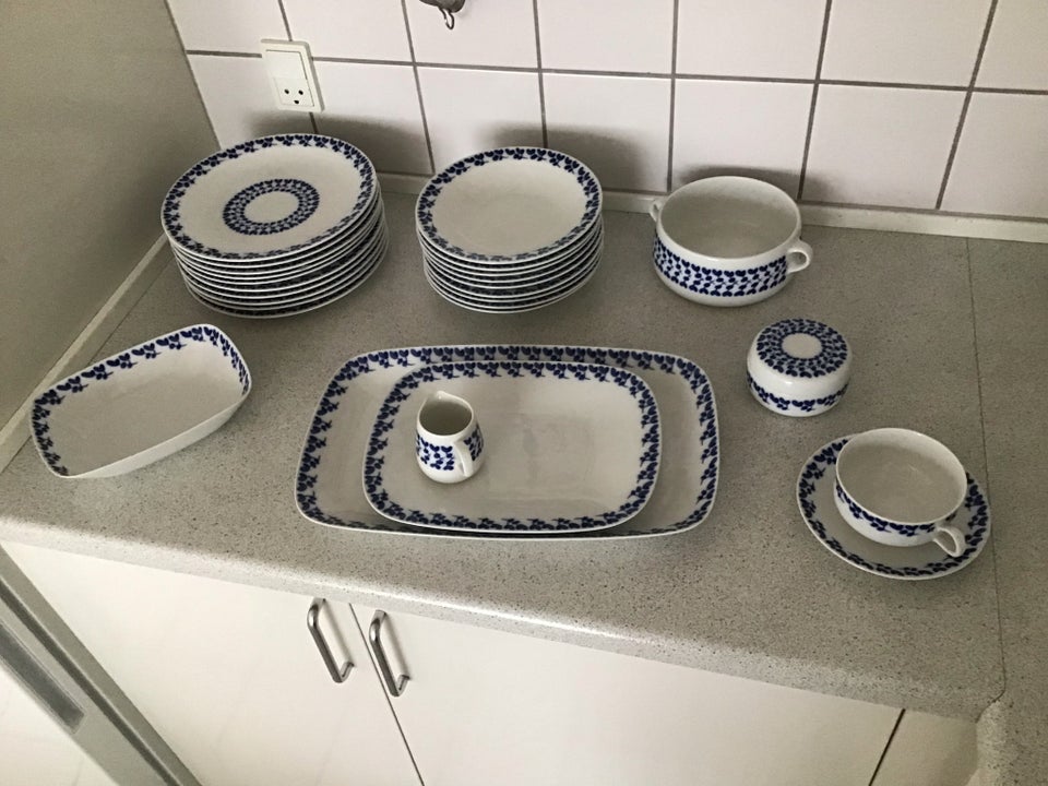 Porcelæn Rørstrand Swedish blue