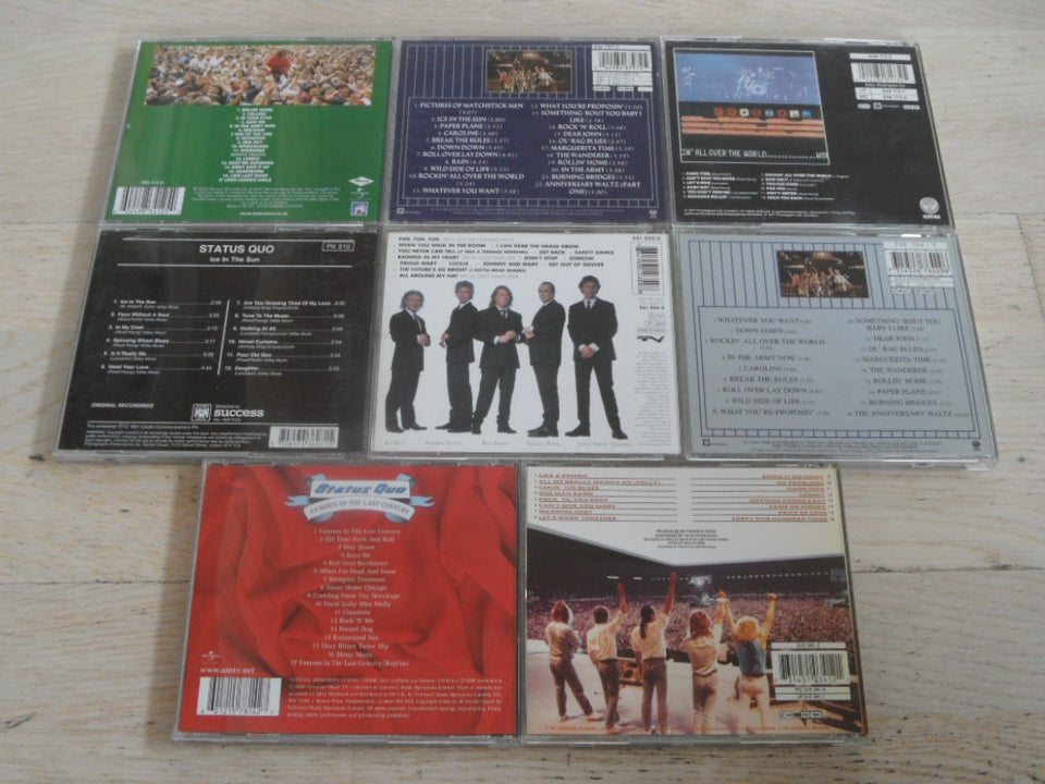 STATUS QUO: 8 CD MED STATUS QUO, rock