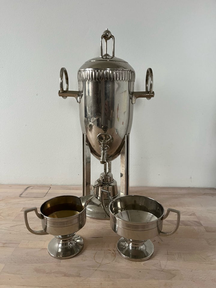 Samovar, Rustfrit stål, 100 år gl.