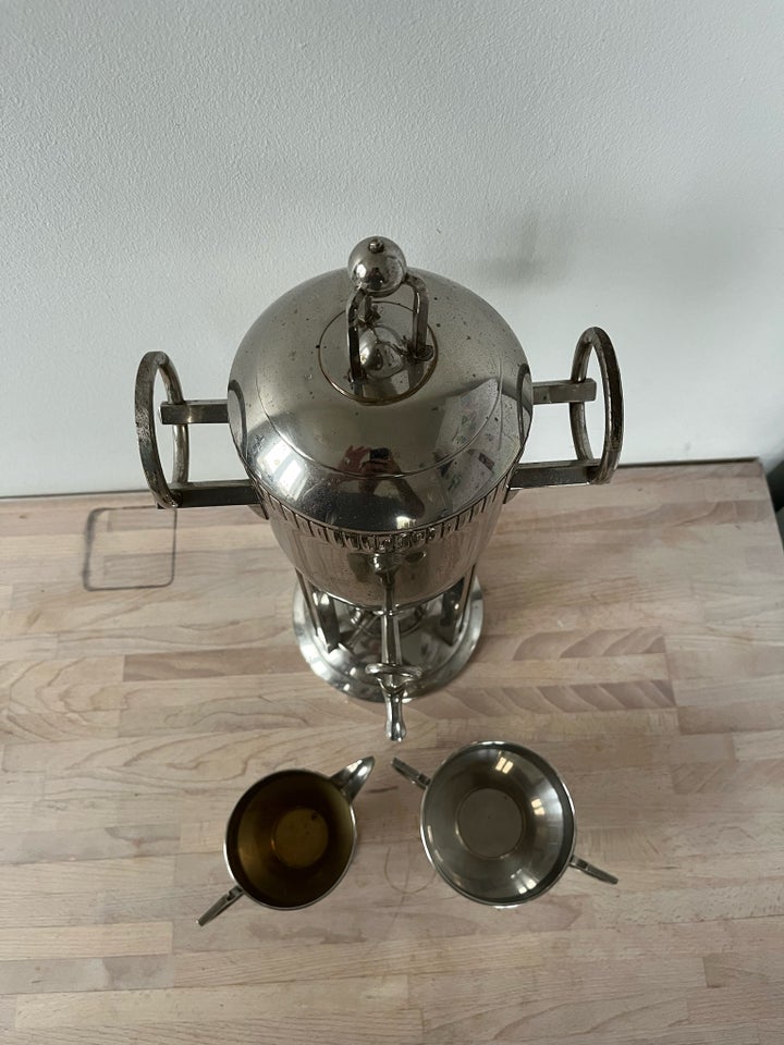 Samovar, Rustfrit stål, 100 år gl.