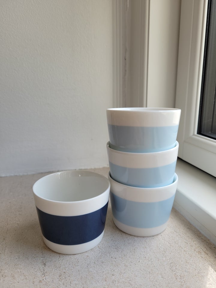 Porcelæn Skål Lysestage Kar