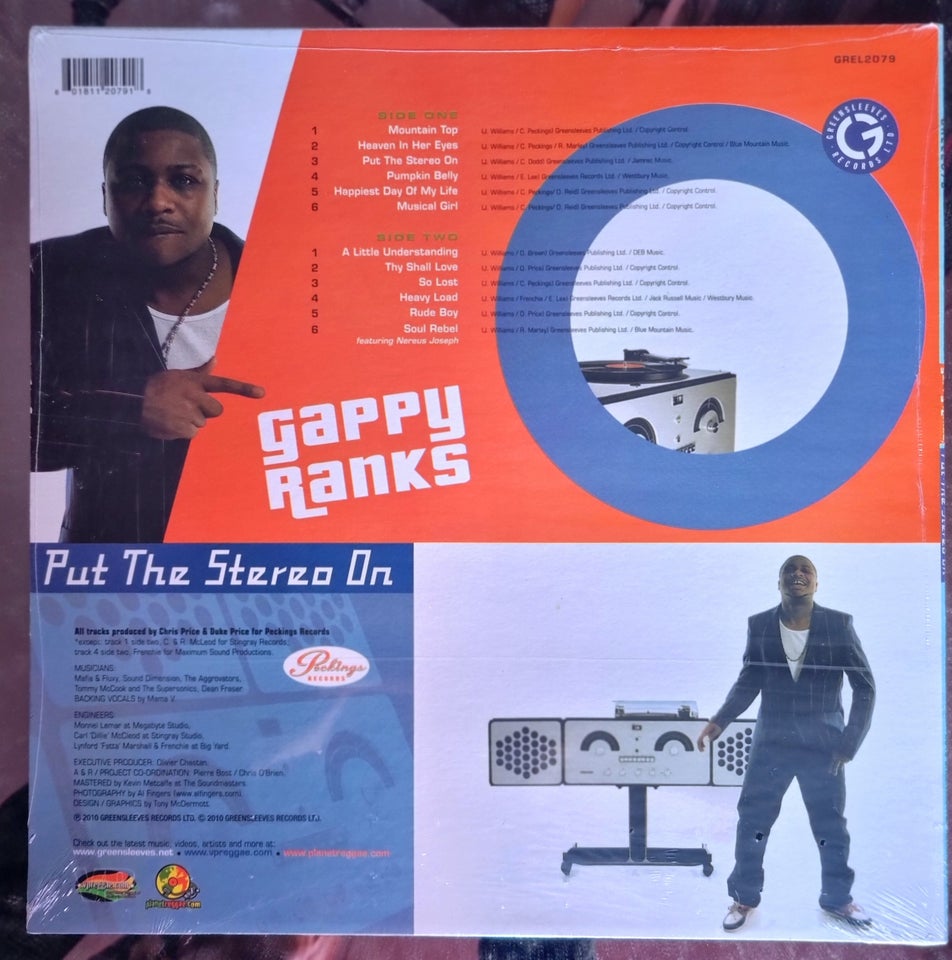 LP, Gappy Ranks – Put The Stereo On