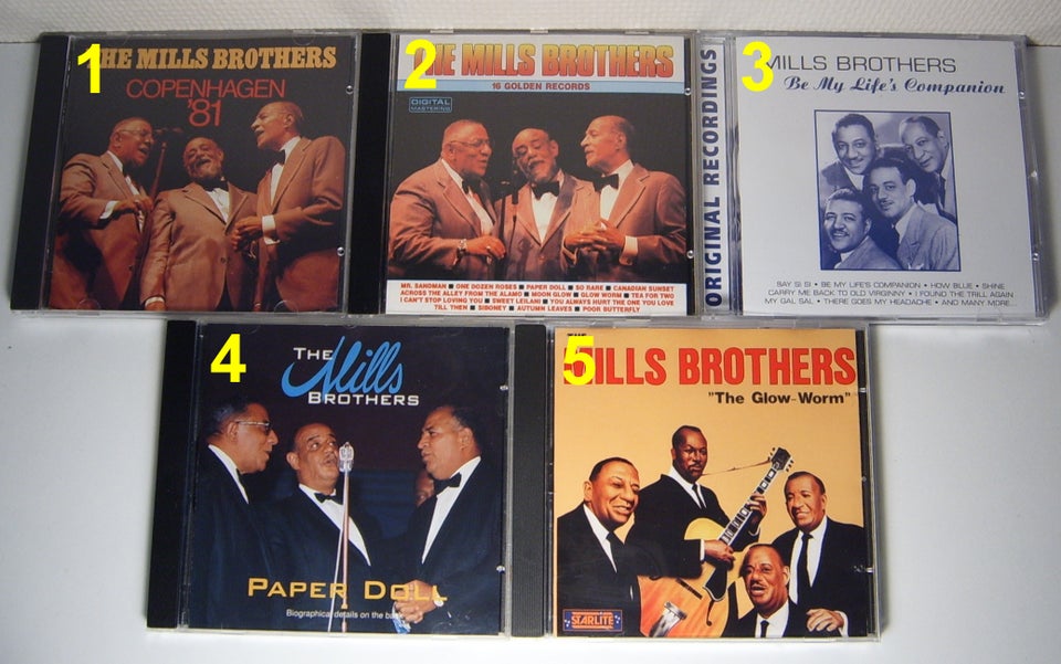 Mills Brothers: 5 Titler jazz