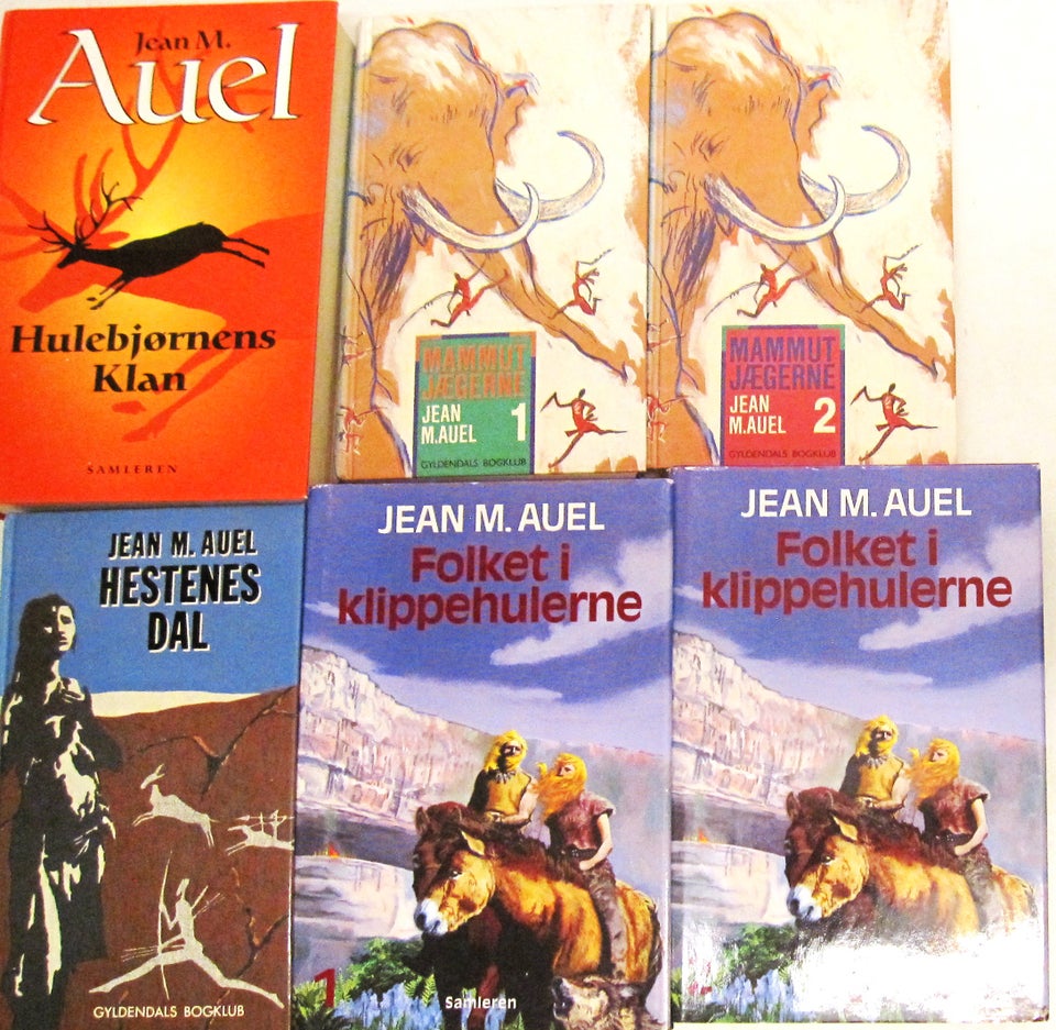 Bøger af Jean M. Auel, Jean M. Auel,