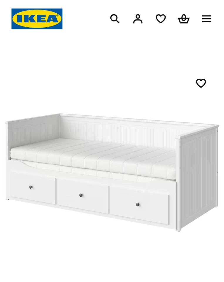 Sovesofa IKEA Hemnes b: 90 l: 200