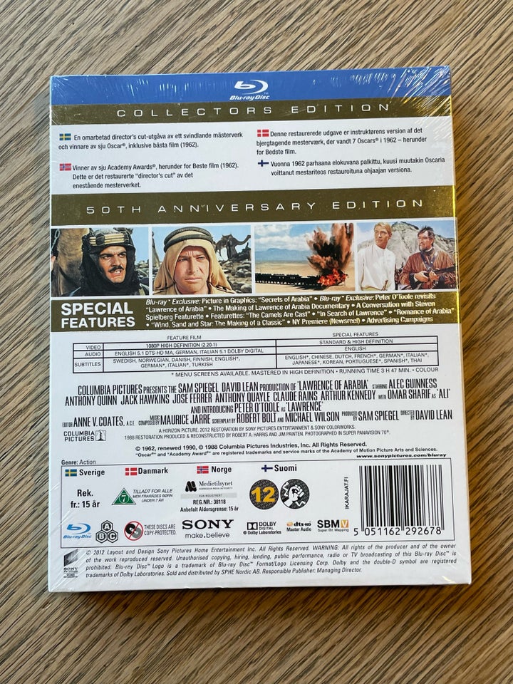 Lawrence Of Arabia (NY!), Blu-ray,