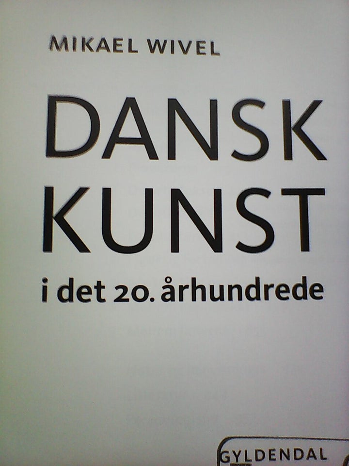 Dansk kunst - Dansk kunst i det 20.