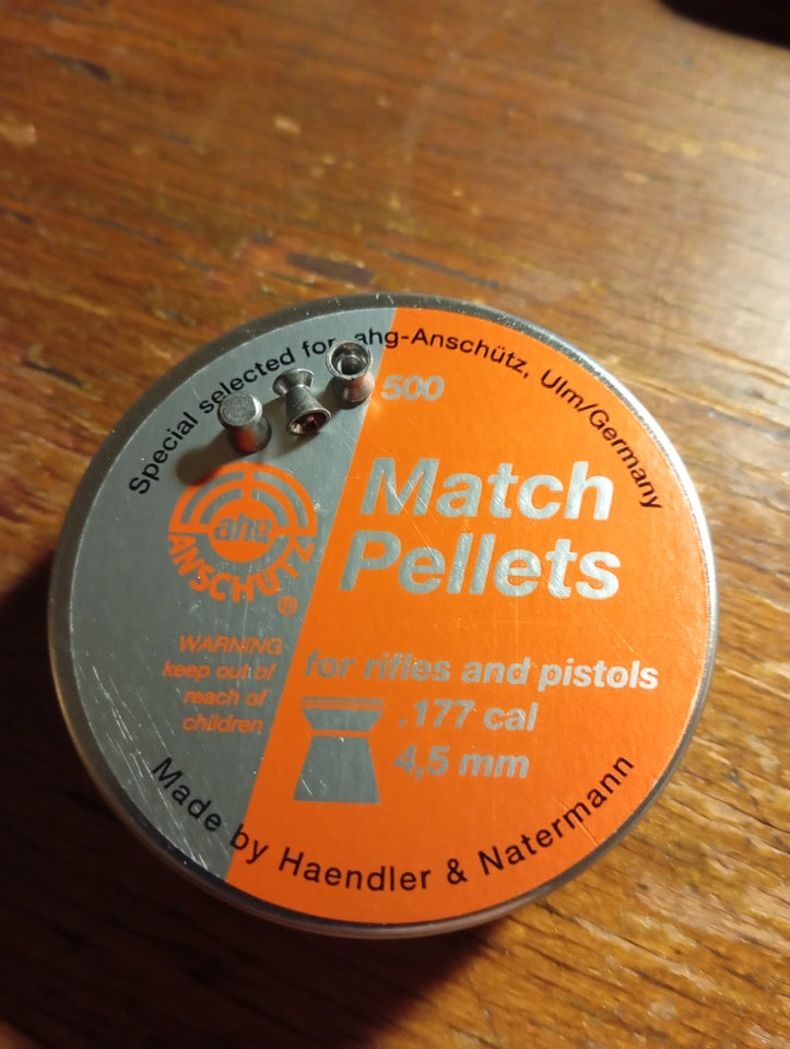 Ammunitionsskab, Match Pellets