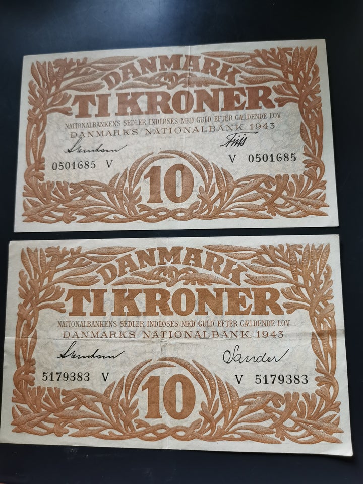 Danmark, sedler, 10 kr