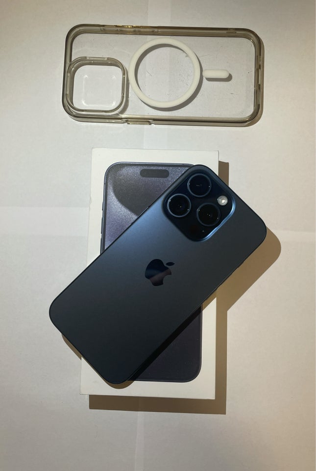 iPhone 15 Pro, 128 GB, blå