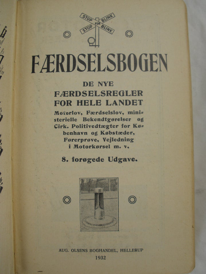 Færdselsbogen (1932) 8 Udgave