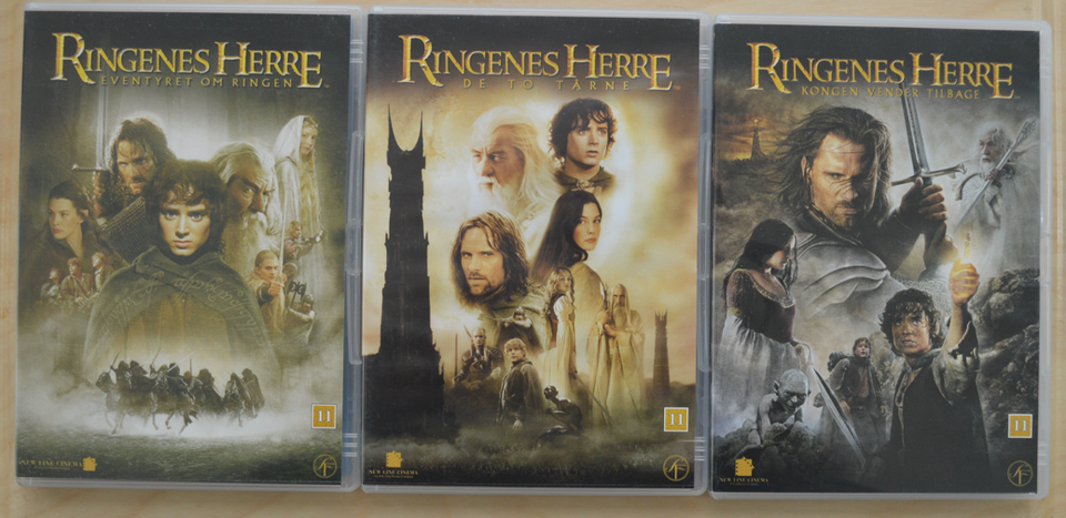 Ringenes Herre trilogien, DVD,