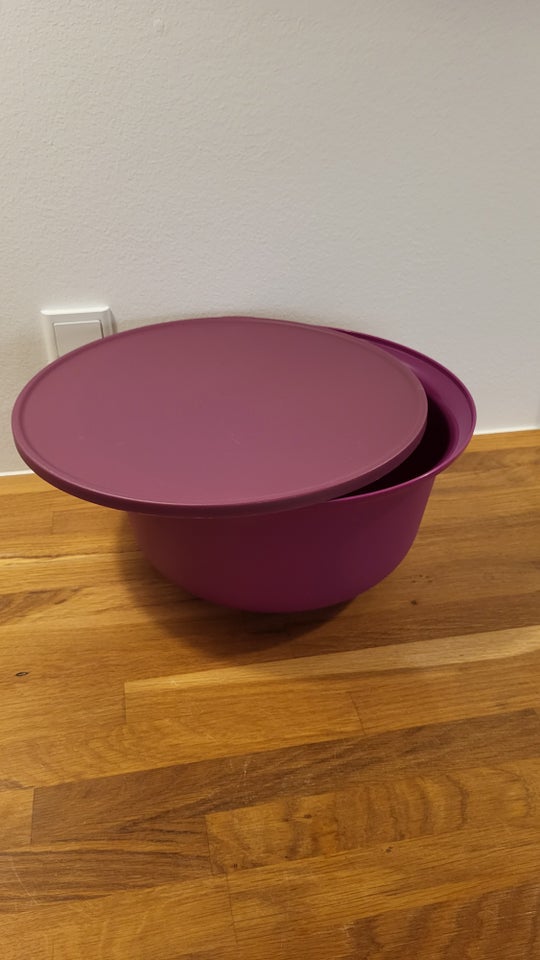 Stor skål med låg Tupperware