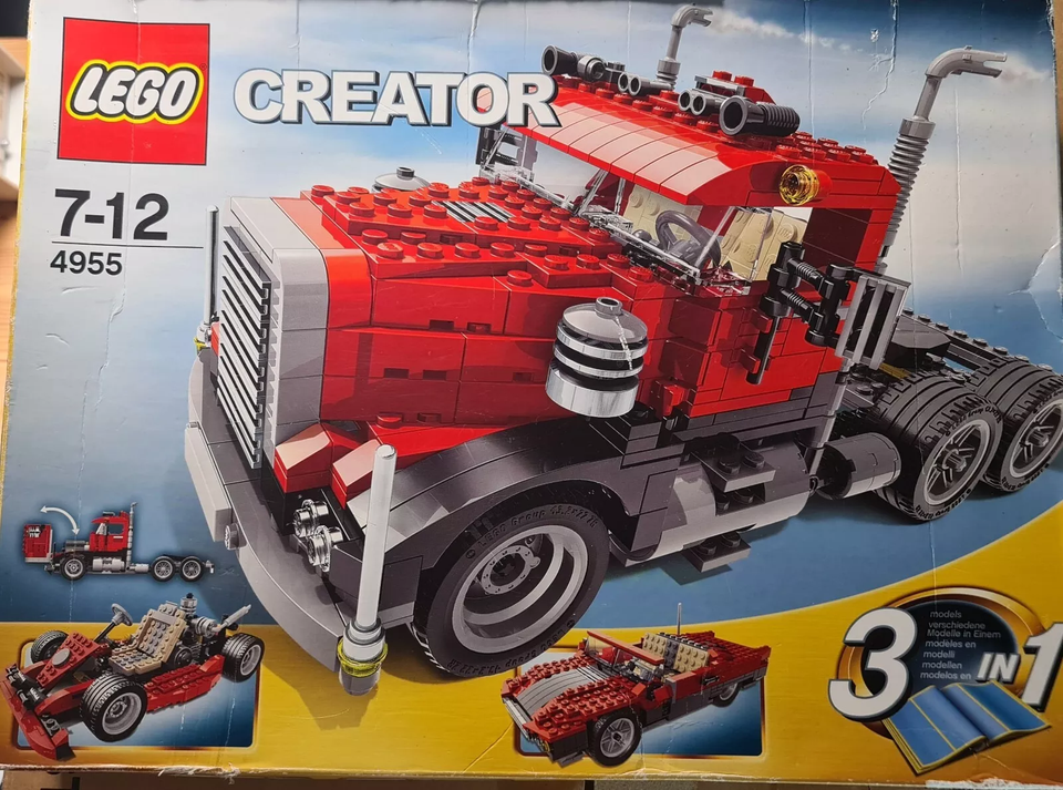 Lego Creator 4955 Lastbil Uåbnet