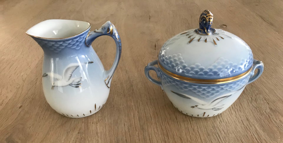 Porcelæn, Sukkerskål flødekande ,