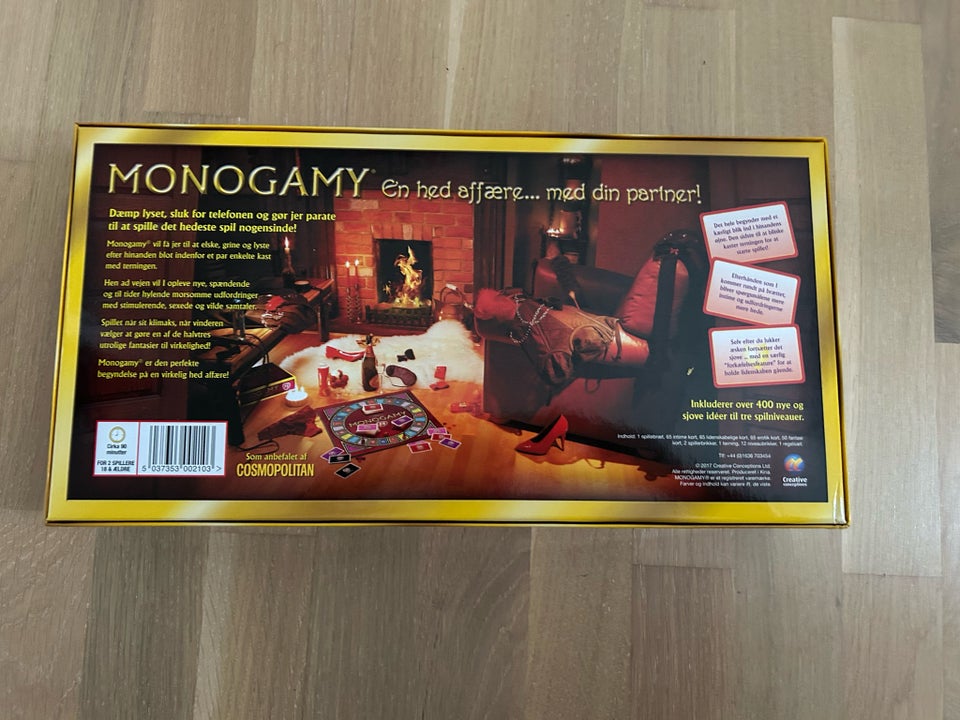 Monogamy erotisk brætspil,