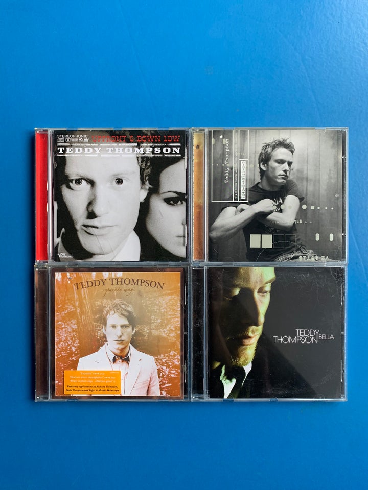 TEDDY THOMPSON: 4 CD ALBUMS, rock