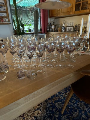 Porcelæn Vin glas  Ukendt