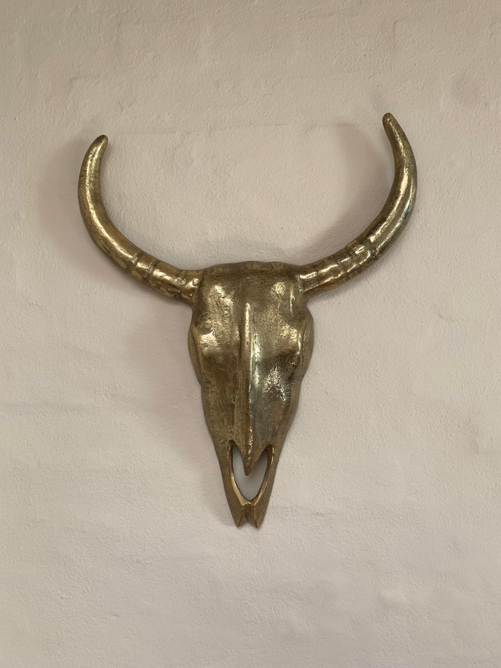 Metal Buffalo skull væghæng