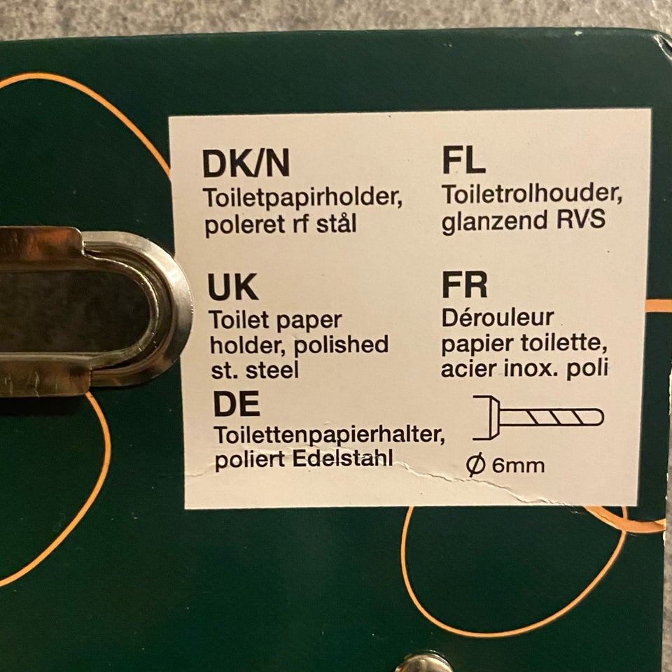 Toiletrulleholder, Pressalit