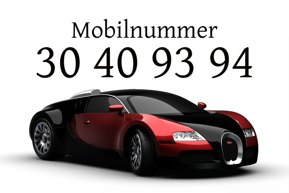 Telefonnummer 30 40 93 94