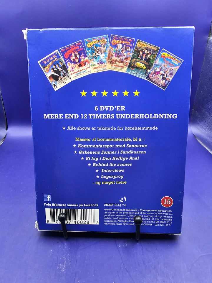 6 med Ørkenens sønner, DVD, komedie