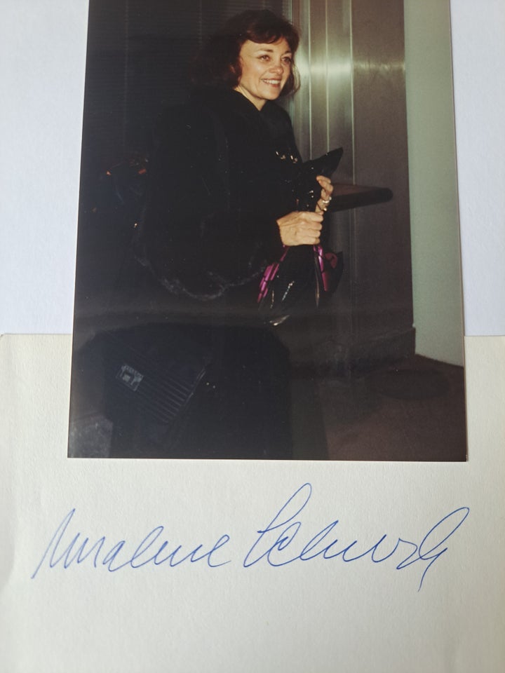 Autografer, Malene schwartz,