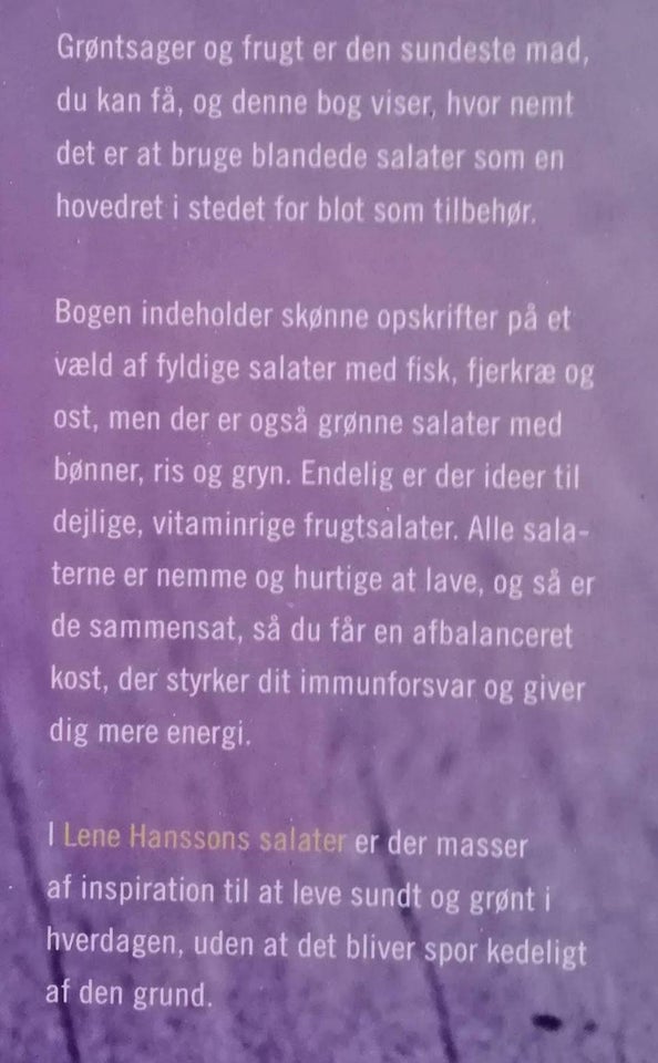 Lene Hanssons salater til alle